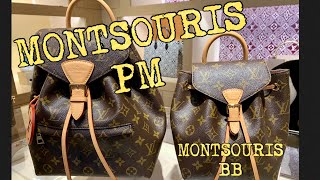 Glimpse Louis Vuitton MONTSOURIS PM amp MONTSOURIS BB 2020 [upl. by Elyrrad]