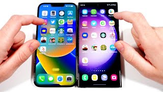 iPhone 13 Pro Max vs Galaxy S23 Ultra Speed Test [upl. by Eremihc]