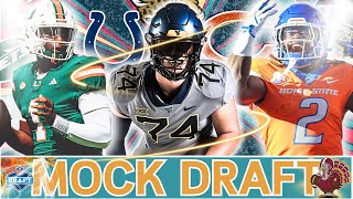 2025 NFL Mock Draft with Trades 🏈  Giants move up Colts pick who [upl. by Sikata]