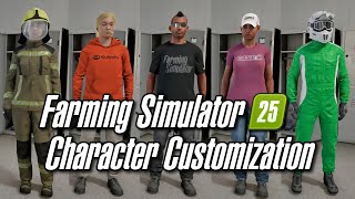 Farm Sim 25  Character Customization [upl. by Ditzel518]