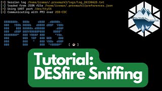 Proxmark3 Tutorial Sniffing MIFARE DESFire Cards [upl. by Batista]