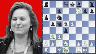 Judit humbles Shakh  Polgar vs Mamedyarov  Olympiad Bled 2002 [upl. by Gilman]