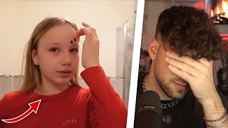 Influencerin 12 zeigt ihre Morgenroutine 🤔 [upl. by Ecirtak]