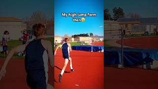 What 3 years of high jump training looks like shorts trackandfield [upl. by Eimilb]