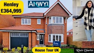 House Tour UK 2024 Henley from Anwyl Homes Chester UK 🇬🇧  Furnished Show Home Tour [upl. by Androw]