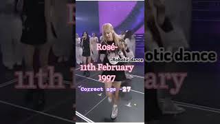 Blackpink members age in 2024 jennie jisoo lisa rosé blackpink shoutout for leacchhh♥️ [upl. by Hake507]