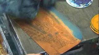 Etching demonstration by Glynn Thomas — part two [upl. by Redla796]