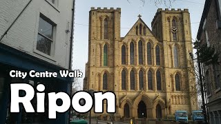 Ripon North Yorkshire  City Centre Walk 2020 [upl. by Nalrah588]