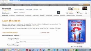 How to Loan a Kindle Book [upl. by Yelbmik]