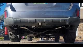 Modded wrx muffler deletes on an Outback 36r [upl. by Eico]