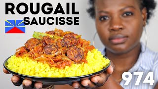 Le VRAI ROUGAIL SAUCISSE 🇷🇪 Recette dun Classique de la Réunion [upl. by Bing]