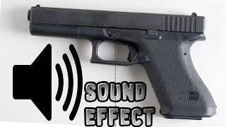 EFFETTO SONOROSPARI DI UNA PISTOLAGlock 17 sound shooter [upl. by Haelhsa]