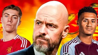 MAN UTD FALLS INTO HOJLUNDS TRICK MISSING WATKINS TEN HAG PAYING THE PRICE [upl. by Hite]