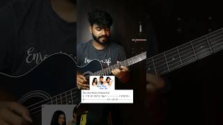 Kuch Kuch hota hai  easy guitar tabs shorts guitar srk kuchkuchhotahai guitarsongs [upl. by Tatianna]