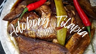 ADOBONG TILAPIA 🤤  EASY RECIPE [upl. by Droflim]