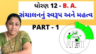 Std 12 Commerce BA Ch 1 Part 1  Std 12 B A Ch 1  Vanijya Vyavstha Ane Sanchalan [upl. by Nosnaj]