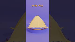 1 Face VS 526336 Face Cloth simulation 3d home awesome [upl. by Romain65]