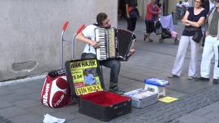 Awesome accordion player [upl. by Hunsinger]