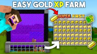 Minecraft Gold Farm 120 Tutorial in Beta [upl. by Mongeau447]