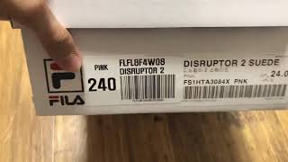 Fila disruptor 2 suede pink indonesia review [upl. by Town]