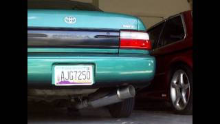 97 Toyota Corolla Exhaust Remake [upl. by Akialam]