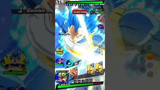 LF Broly Vs LF SSBE Vegeta Full power🔥Dragon ball legend dragonballlegends shorts dblegends [upl. by Ymij]