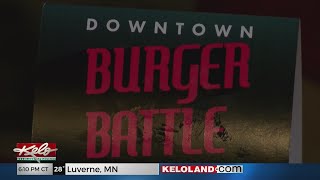 Burger Battle begins in Downtown Sioux Falls [upl. by Primalia]