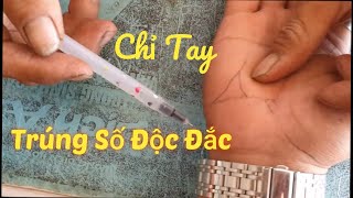 Xem chỉ tay  chia sẻ kinh nghiệm chỉ tay trúng số độc đắc [upl. by Essilec]