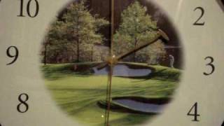 Talking Wall Clock GOLFwmv [upl. by Goulder419]