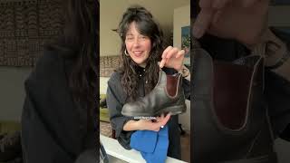 How to Clean Blundstone Boots Original 500 in Stout Brown [upl. by Eneliak496]