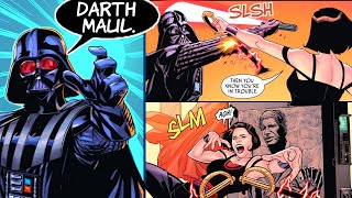 DARTH VADER FIGHTS MAULS APPRENTICECANON  Star Wars Comics Explained [upl. by Kaiulani]