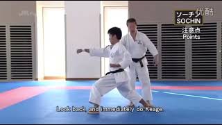 Shotokan Karate Kata  SOCHIN  Koji Arimoto  Masao Kagawa [upl. by Beedon]