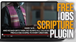 How To Display Scripture On Your Live Stream in OBS  OBS Bible PlugIn  Complete Setup Guide [upl. by Submuloc]