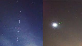 Perseid Meteor Shower 2020 and Starlink  Perseiden [upl. by Fulton]