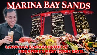 Dining at Singapores Icon Marina Bay Sands Lobster Buffet  Voted the Best Buffet in Singapore [upl. by Ruffin]