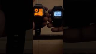 Illuminator Comparison  Casio AE1200WH vs Gshock G5600UE1DR casiowatches shorts watch led [upl. by Ennayelsel]