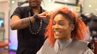 BIG CHOP 2020  Genthecreative Cuts Off All Her Curls  Deva Cut  SOHO Salon [upl. by Thorvald]