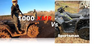 CanAm 1000 vs Polaris Sportsman 1000 [upl. by Savannah]