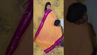 Cream Kanjivaram silk saree diwalisarees kanjivaramsilksaree handloomsaree [upl. by Ziwot]