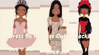 Dress To Impress Outfit Hacks TikTok Compilation [upl. by Ellah876]