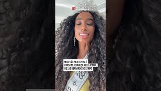 Miss São Paulo 2024 é coroada conheça Milla Vieira de São Bernardo do Campo [upl. by Sifan610]