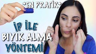 İPLE BIYIK ALMANIN EN KOLAY YOLU❗️ KAŞLARIMI NASIL ŞEKİLLENDİRİYORUM❓ [upl. by Iraj]