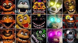 Jumpscares Collection 50  A Bite at Freddys FNAF Movie Pizza Party and more [upl. by Edlitam]