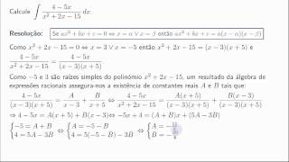 Primitiva de f racional 45xdivx22x15 [upl. by Akli]