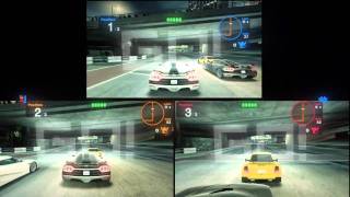 Blur 3 players splitscreen [upl. by Anerat690]