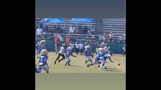 FUMBLE RECOVERY 😎💪🏾 Drew10 Osceola Kowboys 8U dominants CFL Knights 💙💛🏈 floridaelite [upl. by Valerio606]