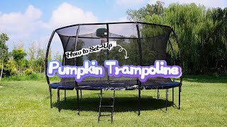 How to Set up a TrampolineFIZITI pumpkin trampoline assembly [upl. by Kenny]