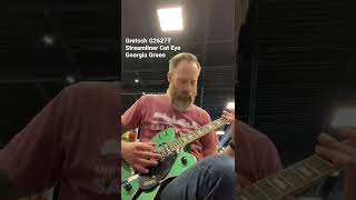 Gretsch G2627T Streamliner with Cat Eye sound holes in Georgia Green [upl. by Ardnaik]