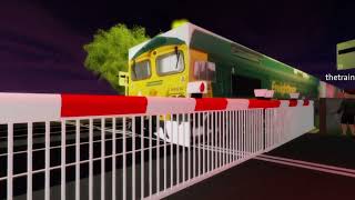 Brand New Yodalarm Gramwick Level Crossing  Roblox  ft lctrains6768 [upl. by Akimrehs154]