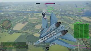 3 kills with the F14A IRIAF in Ground realistic [upl. by Cioffred]